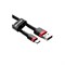 Кабель Baseus Cafule  Cable USB For Type-C 3A 0.5M  Red+Black  (CATKLF-A91) - фото 16811