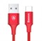 Кабель Baseus Rapid Series Type-C Cable (Indicator light ) 1M , Красный (CATSU-B09) - фото 16960