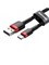 Кабель Baseus cafule  Cable USB For Type-C 2A 2M Красный+черный (CATKLF-C91) - фото 17008