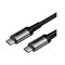 Кабель Baseus Cafule series cable Type-C PD3.1 Gen2 100W (20V/5A) 1m (CATKLF-SG1) - фото 19353