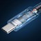 Кабель Baseus Cafule series cable Type-C PD3.1 Gen2 100W (20V/5A) 1m (CATKLF-SV1) - фото 19365