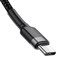 Кабель Baseus Cafule Series Type-C PD2.0 60W Flash charge Cable (20V 3A) 1M (CATKLF-GG1) - фото 19406