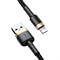 Кабель Baseus Cafule Cable USB For lightning 1.5A 2M (CALKLF-CV1) - фото 19541