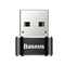 Переходник Baseus USB Male To Type-C Female Adapter Converter 5A (CAAOTG-01) - фото 19547