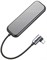 Хаб Baseus Mirror Series Multi-functional HUB (Type-C to 3xUSB3.0+HD4K+PD) (CAHUB-BZ0G) - фото 20522