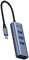 Хаб Baseus Enjoyment Series USB-C to RJ45/3xUSB 3.0 (CAHUB-M0G) - фото 21525