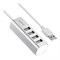 Хаб USB Hoco HB1 4USB Line machine - фото 21971