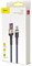 Кабель Baseus Cafule HW Quick Charging Data cable USB Double-sided Blind Interpolation For Type-C 40W 1M (CATKLF-PV3) - фото 22174