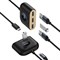 Хаб Baseus Square round 4 in 1 USB HUB Adapter (Type-C to USB3.0*1+USB2.0*3) 0.17m (CAHUB-BY01) - фото 23055