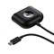 Хаб Baseus Square round 4 in 1 USB HUB Adapter (Type-C to USB3.0*1+USB2.0*3) 0.17m (CAHUB-BY01) - фото 23057