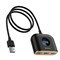 Хаб Baseus Square round 4 in 1 USB HUB Adapter (USB to USB3.0*1+USB2.0*3) 1m (CAHUB-AY01) - фото 23064
