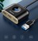 Хаб Baseus Square round 4 in 1 USB HUB Adapter (USB to USB3.0*1+USB2.0*3) 1m (CAHUB-AY01) - фото 23068