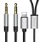 AUX-кабель Baseus L33 Apple+3.5mm to 3.5mm AUX Audio Cable (CALL33-01) - фото 24081