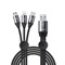 Кабель Baseus Car Co-sharing Cable USB For M+L+T 3.5A 1m (CAMLT-FX01) - фото 27364