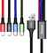 Baseus Fast 4-in-1 Cable For lightning(2)+Type-C+Micro 3.5A 1.2M Black (CA1T4-A01) - фото 28939
