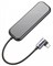 Хаб Baseus Mirror Series Multi-functional HUB (Type-C to 4xUSB3.0+PD) (CAHUB-EZ0G) - фото 31548
