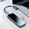 Хаб Baseus Multi-functional Hub USB-C to 4xUSB 2.0/MicroUSB (CAHUB-JZ0G) - фото 32222