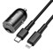 Автомобильное зарядное устройство Baseus Tiny Star Mini PPS quick charger suit + Type-C to IP 18W Cable 1m (TZVCHX-0G) - фото 33702