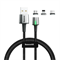 Кабель Baseus Zinc Magnetic Cable + Plug Set Lightning / USB Type C / micro USB 3A 1m (TZCAXC-A01) - фото 34141
