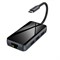 Хаб HOCO HB16 Easy expand USB3.0*3 + HDMI + PD + RJ45 - фото 35304