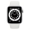 Часы Apple Watch 6 (Корпус из алюминия серебристого цвета - Спортивный ремешок) - фото 35333