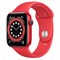 Часы Apple Watch 6 (Корпус из алюминия цвета (PRODUCT)RED - Спортивный ремешок) - фото 35346