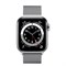 Часы Apple Watch 6 (Корпус из стали серебристого цвета - Миланский серебристый ремешок) - фото 35362