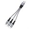 Кабель Hoco X47 Harbor 3 в 1 Lightning+Micro-USB+Type-C - фото 35426