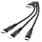 Кабель Hoco X47 Harbor 3 в 1 Lightning+Micro-USB+Type-C - фото 35428