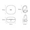 Беспроводные наушники Baseus Encok W17 True Wireless Earphones (NGW17-01) - фото 36307