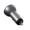 Автомобильное зарядное устройство Baseus Digital Display PPS Dual Quick Charger Car Charger 45W USB-A/Type-C (CCBX-C0S) - фото 37036
