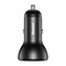Автомобильное зарядное устройство Baseus Digital Display Dual SCP Quick Charger Car Charger 45W USB-A/USB-A (CCBX-B0G) - фото 37055