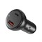 Автомобильное зарядное устройство Baseus Digital Display PPS Dual Quick Charger Car Charger 45W USB-A/Type-C + Кабель Type-C на Type-C (TZCCBX-C0G) - фото 37106