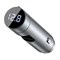 FM-трансмиттер Baseus Bluetooth 5.0 FM Transmiter car charger 2x USB 3A 18W (CCNLZ-C0S) - фото 37127