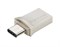 Флеш-накопитель USB  3.1  16GB  Transcend  JetFlash 890S OTG  водонепроницаемая  серебро металл - фото 9630