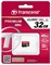Карта памяти MicroSD  32GB  Transcend Class 10  UHS-I (300x) без адаптера - фото 9726