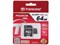 Карта памяти MicroSD  64GB Transcend Class 10 UHS-I (300х) + SD адаптер - фото 9748