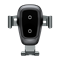 Автомобильный держатель с беспроводной зарядкой Baseus Metal Gravity (Air Outlet Version) (WXYL-B0A)